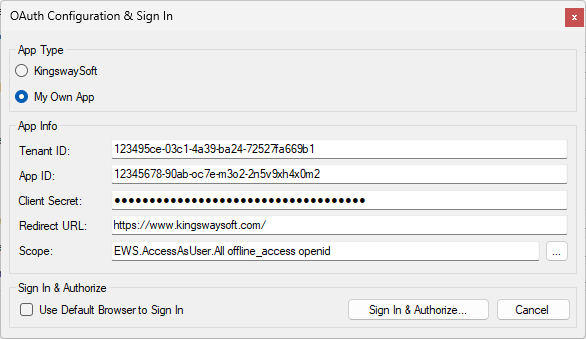 Email Connection Manager - OAuth Page Email Connection Manager - OAuth Page
